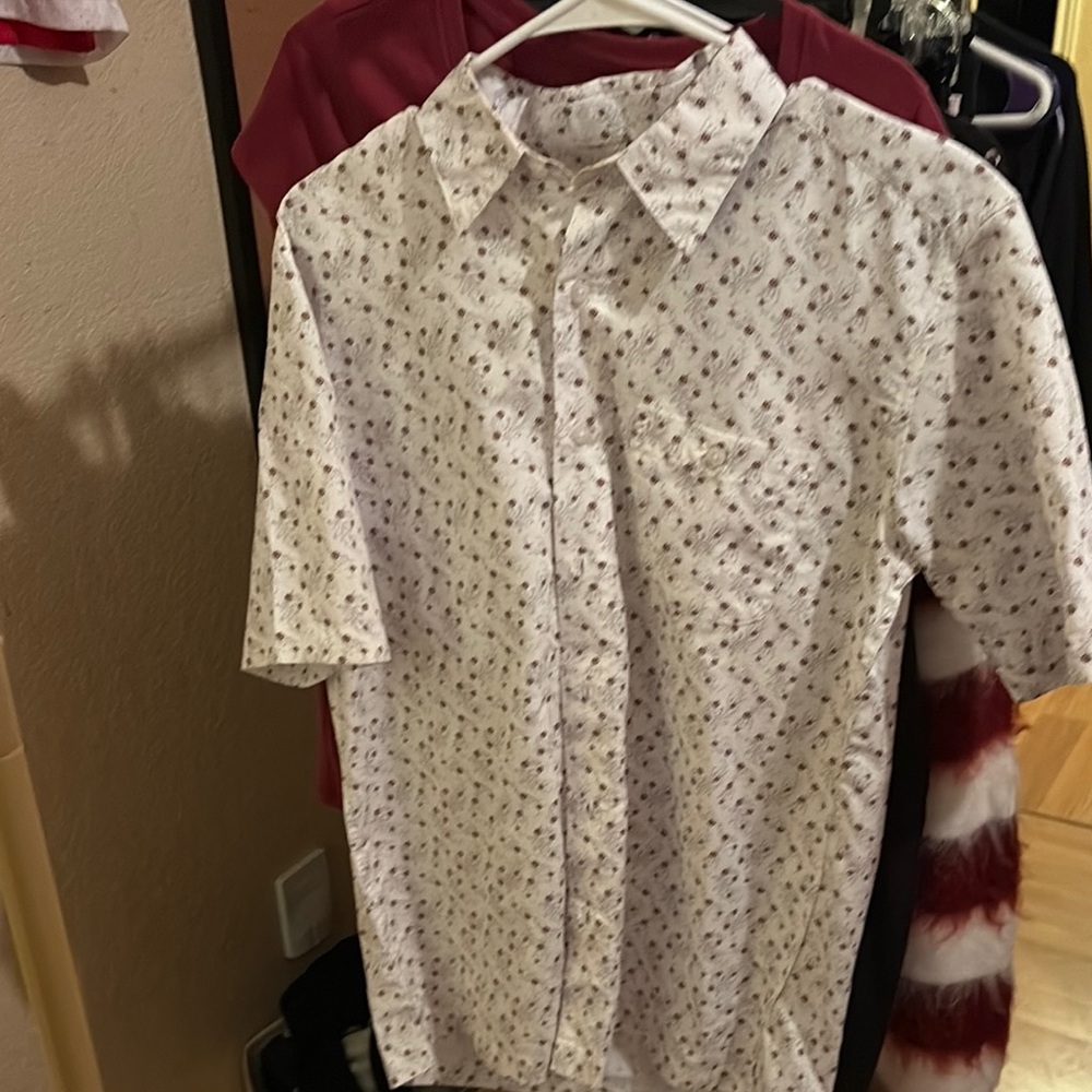 George White Casual Button Down Shirt with Classic Collar